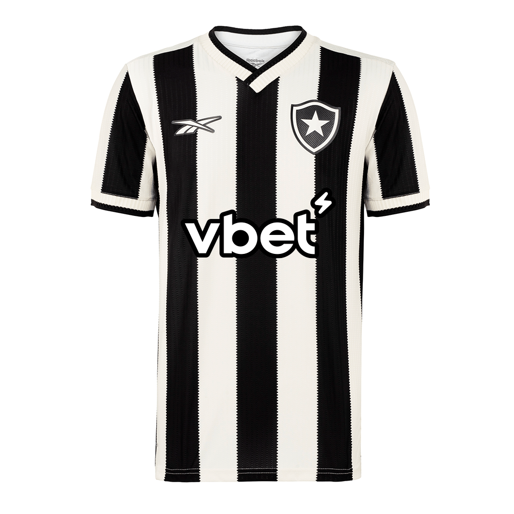 Camisa Botafogo Reebok Home 24/25 Masculina Preta e Branca 9152400122