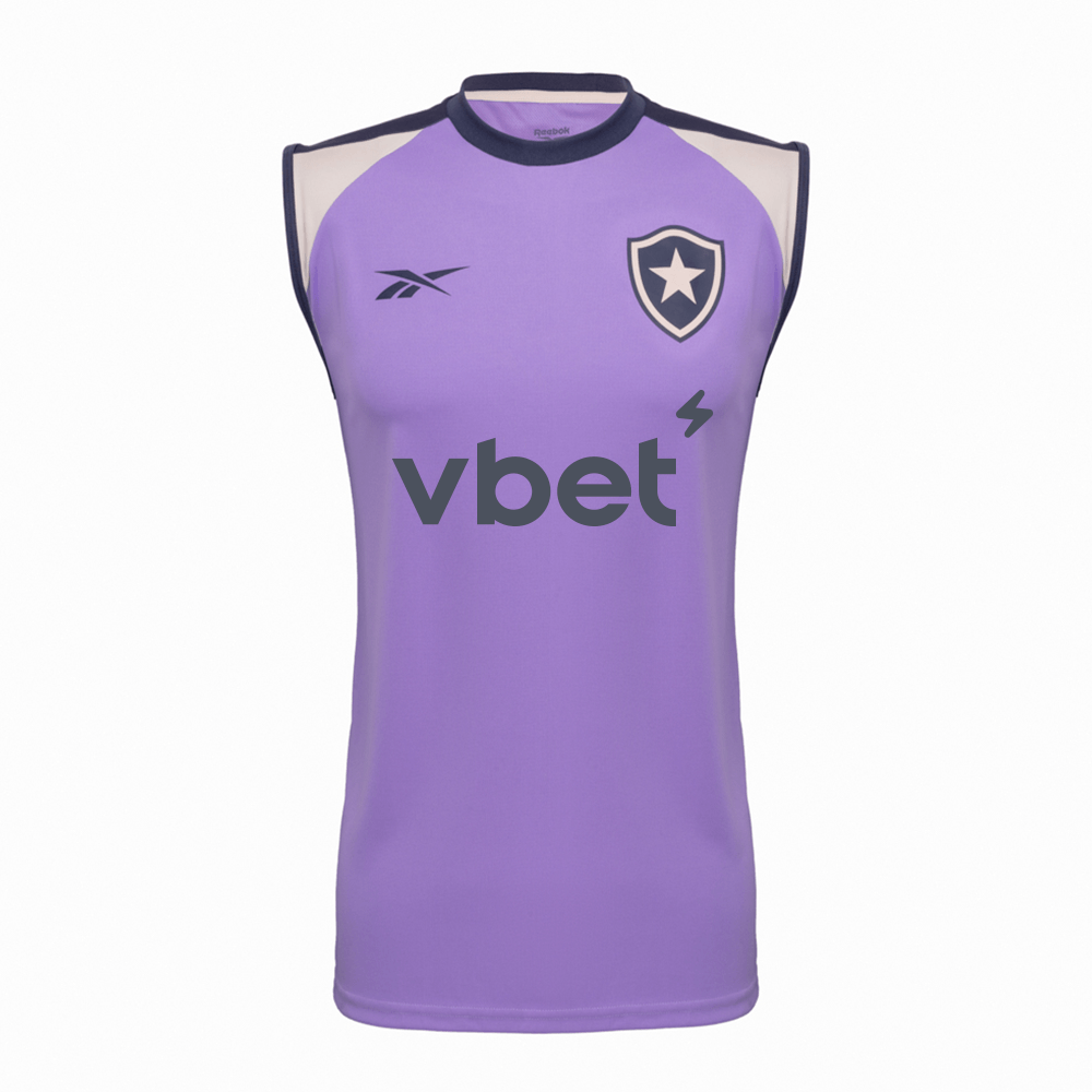 Regata Botafogo Reebok Treino Jogador 25/26 Roxa 9252500059